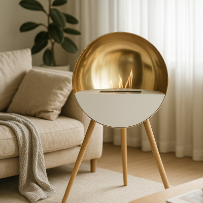 Sora 20250820 1003 Cheminee Moderne Elegante Remix