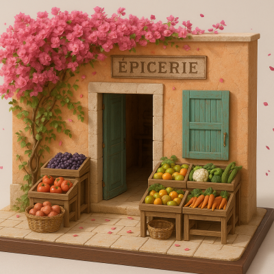 Sora 20250826 1208 Charming Outdoor Grocery Store Simple Compose