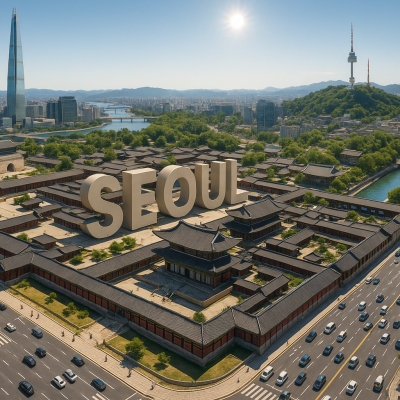 20250816 0823 Palais Gyeongbokgung En Eclairage Simple Compose 01k2rrnkd7fpws63wd5zwyv104