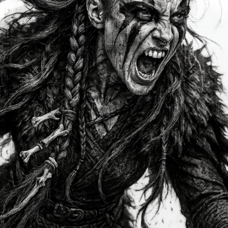 Sora 20250822 0824 Fierce Viking Warrior Simple Compose