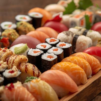 Lucid Origin Photo From Pinterest Style Wide Shot Sushi